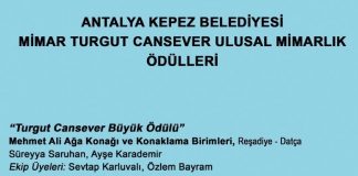 4. Kepez Belediyesi /Antalya Mimar Turgut Cansever Ulusal Mimarlık Ödülleri Sonucu