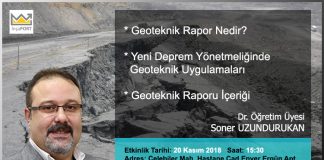 1,75 m Derinliğini Geçen Kazılarda Geoteknik Raporu Hazırlanması