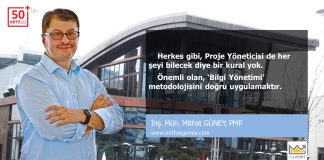 Proje Yönetiminde aslolan ‘Bilgi Yönetimi’ metodolojisidir!