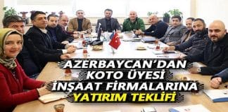 Azerbaycan’a Yatırım Teklifi