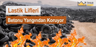 Lastik Lifleri Betonu Yangından Koruyor