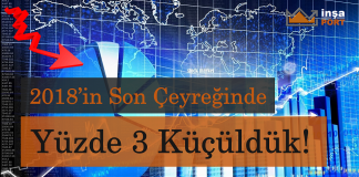 2018’in Son Çeyreğinde Yüzde 3 Küçüldük