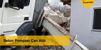 Beton Pompası Can Aldı