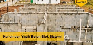 Kendinden Yapılı Beton Blok Sistemi