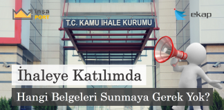 İhaleye Katılımda Hangi Belgeleri Sunmaya Gerek Yok?