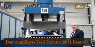 Depreme Karsı Yerli İzolatörler İş Başında