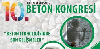 Uluslararası 10 beton kongresi Bursa’da gerçekleştirilecek