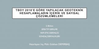 Etkin Derinlik – Sondaj Derinliği