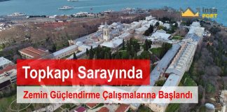 Topkapı Sarayında zemin güçlendirme çalışmalarına başlandı