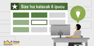 Exceldeki çalışmalarınızda size hız katacak 6 ipucu