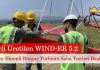 Yerli üretilen WIND-ER 5.2 düşey eksenli rüzgâr türbinin saha testleri basladi