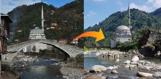 300 yıllık tarihi köprü restorasyona dayanamadı!