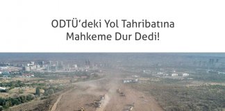 ODTÜden Geçen Yola İptal Kararı