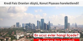Kredi Faiz Oranları düştü, Konut Piyasası hareketlendi!