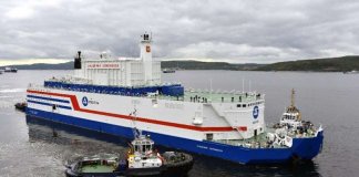 Dünya’nın ilk yüzen nükleer santrali 5000 km yol gitti