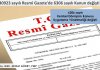 30923 sayılı Resmi Gazete’de 6306 sayılı Kanun değişti!