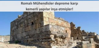 Romalı Mühendisler depreme karşı kemerli yapılar inşa etmişler!