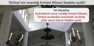 Türkiye’nin onardığı Ermeni Kilisesi ibadete açıldı!