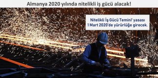 Almanya 2020 yılında nitelikli iş gücü alacak!