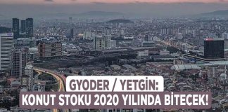 Konut Stoku 2020 Yılı Sonuna Kadar Bitecek!