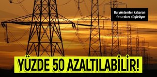 Elektrik Faturanızı Yarıya İndirin! tasarruf