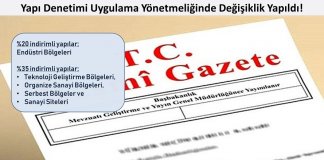 Yapı Denetimi Uygulama Yönetmeliğinde Değişiklik Yapıldı!