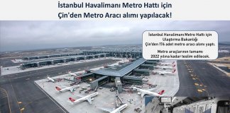 İstanbul Havalimanı Metro Hattı için Çin’den Metro Aracı alımı yapılacak!