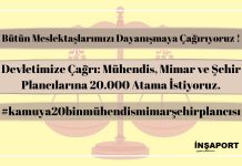Devletimize Çağrı: Mühendis, Mimar ve Şehir Plancılarına 20.000 Atama