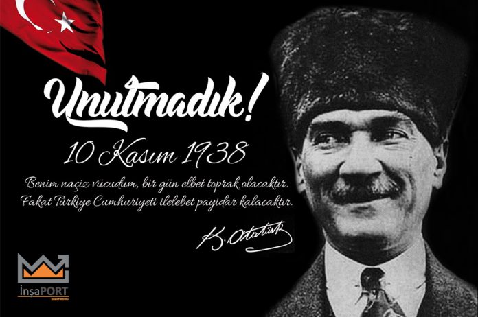 10 kasım atatürk'ü anma