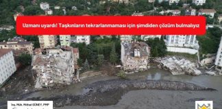 Tekrar Su Taşkınları olmaması için şimdiden çözüm bulmalıyız!