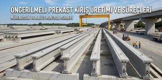 Öngerilmeli Prekast Kiriş Nedir? Prekast Beton Üretim Aşamaları öngerilmeli prekast kiriş üretim tesisi